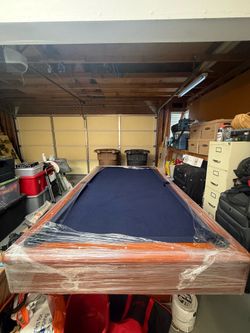 Pool Table with Cues