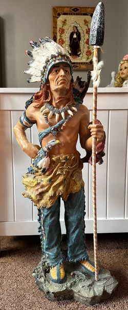 Native American Chief Statue
