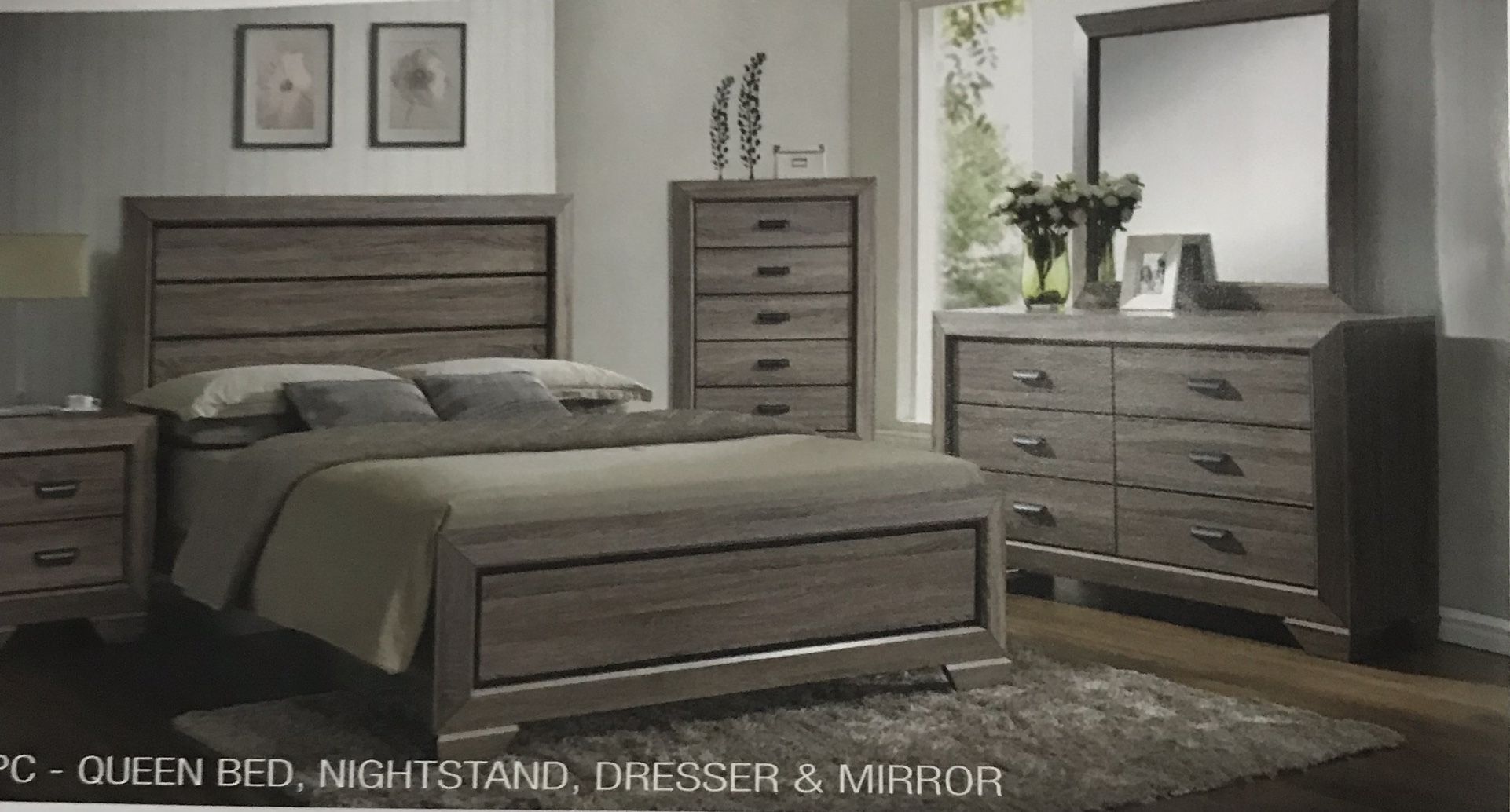 Brand New Queen Size Bedroom Set!799.financing Available No Credit Needed 