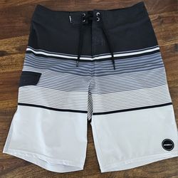 O'Neill Oneill Board Shorts Swimming Trunks With Pocket Size 29 Mens Boys Black White

Waist size is 29. From non smoking pet free home. Side pocket. 