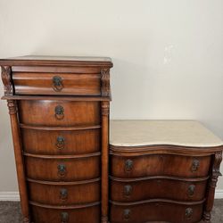 Chesser Dresser With Marble Top 