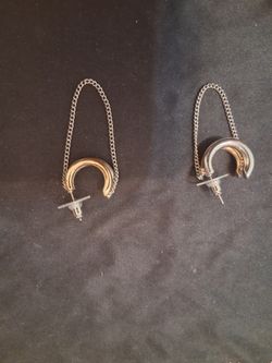 Pair Of Stainless Steel Earrings
