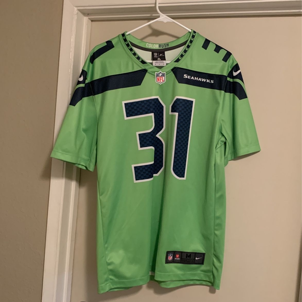 Kam Chancellor Color Rush Jersey Seattle Seahawks Men's Size M