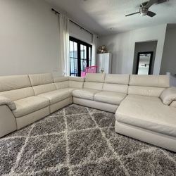 Natuzzi Leather Sectional