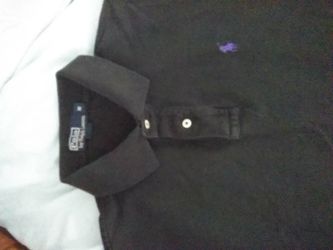 Black and purple Ralph Lauren Polo shirt