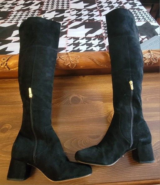 Women's Sam Edelman Knee High Boots Black - Size 8m