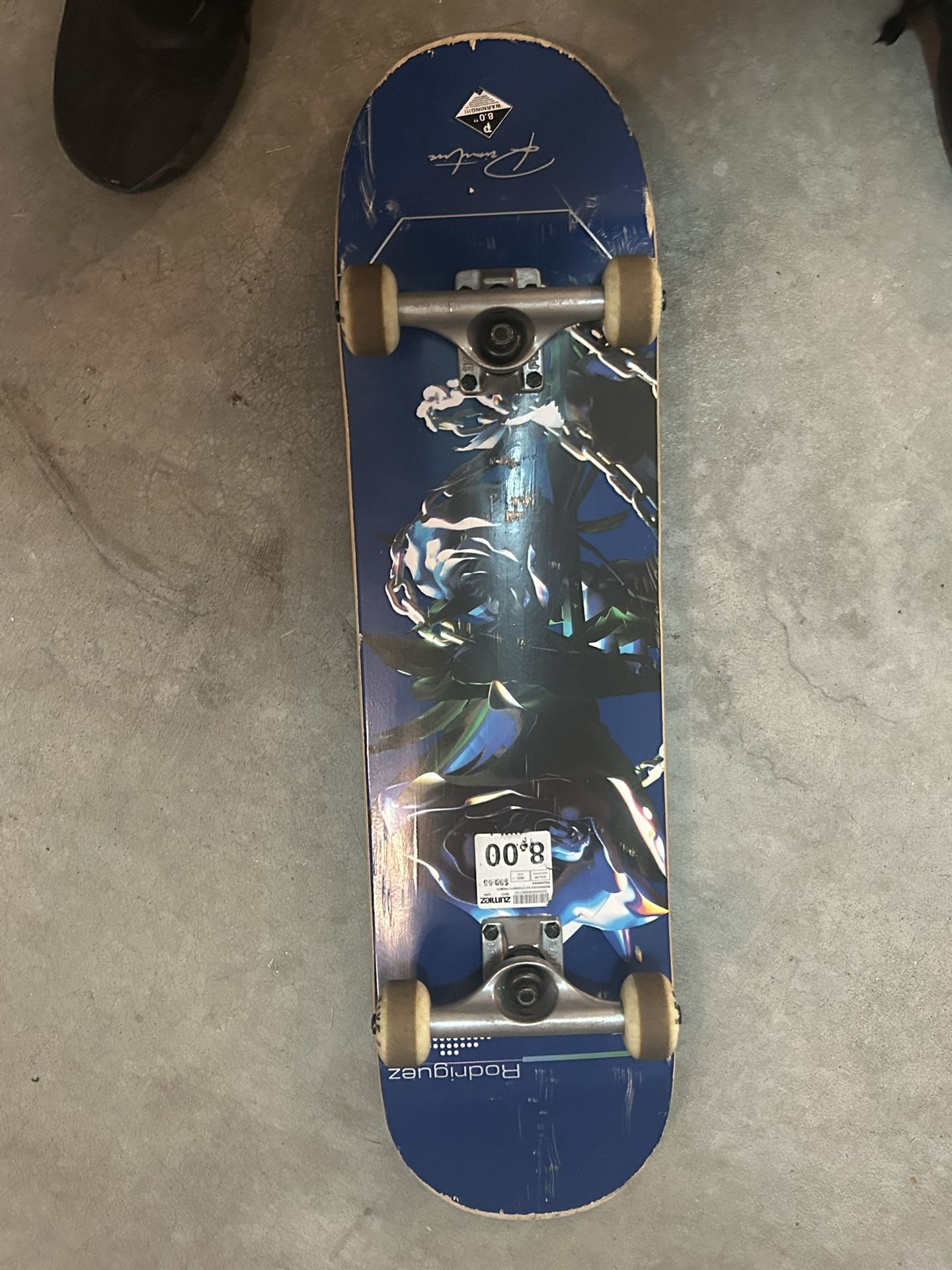 Moderately Used Skateboard