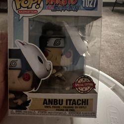 FUNKO POP ! ANBU ITACHI 1027 SPECIAL EDITION POP ANIMATION