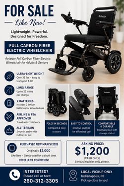 Light weight electric wheelchair