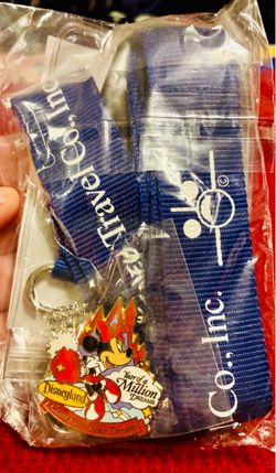 Disneyland Year of a Million Dreams Lanyard with Pin