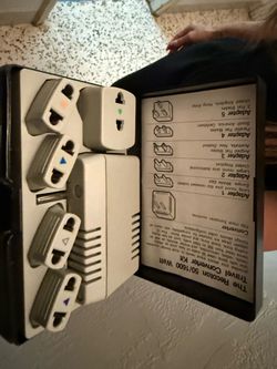 Travel plug adapter kit