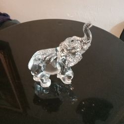 7 inch Waterford crystal elephant.Figure marine excellent condition .