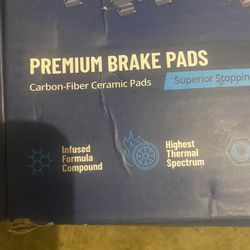Brand New Inbox, Detroit Axle, Premium Carbon Fiber, Ceramic Brake Pads For Toyota