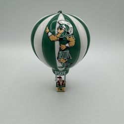 Danbury Mint MICHIGAN STATE SPARTANS Christmas HOT AIR BALLOON Ornament: NCAA