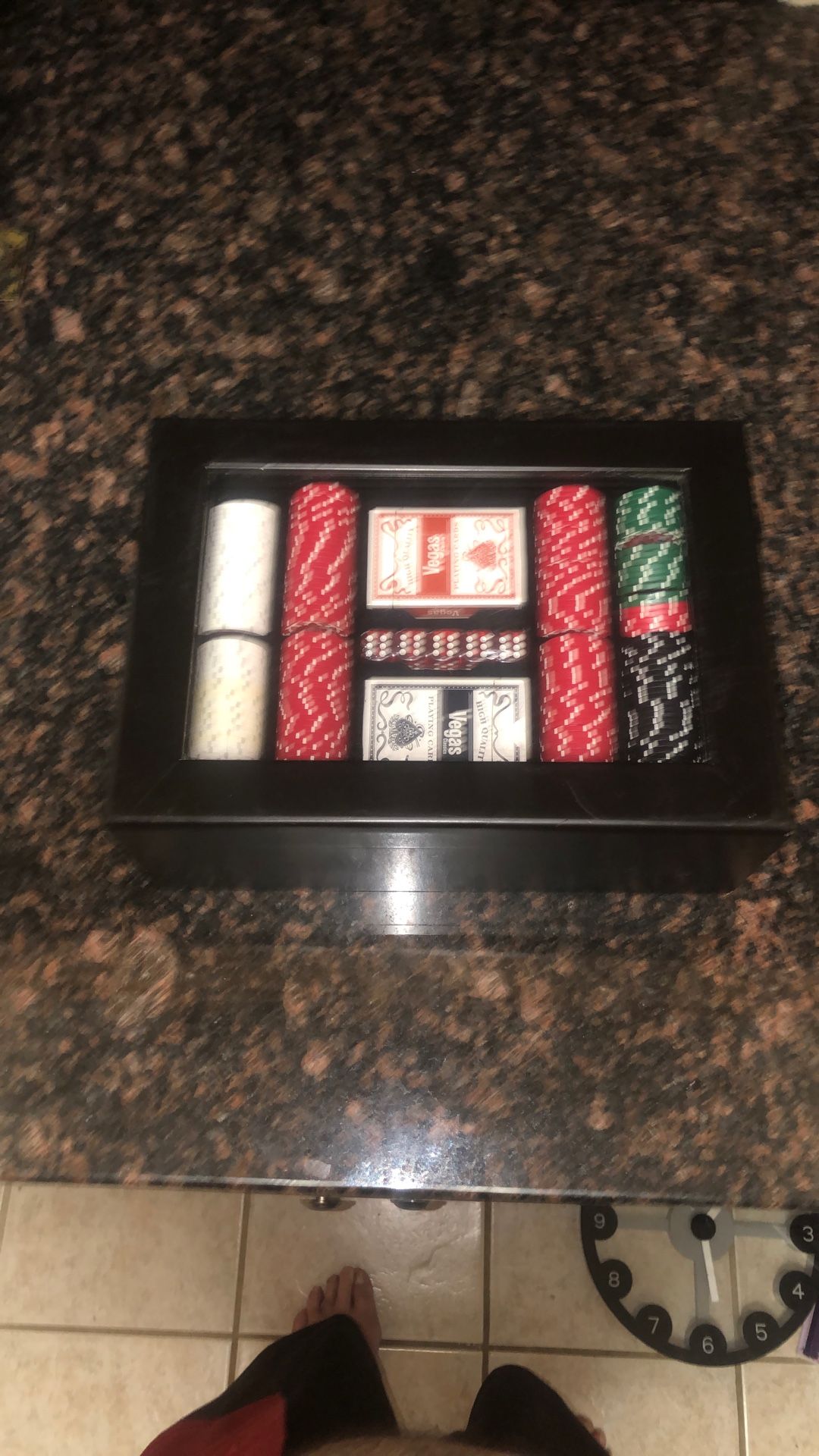 Poker Set And Chips 