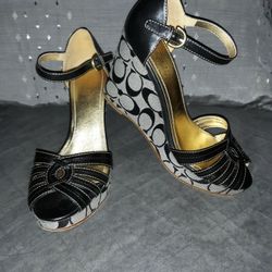 COACH Signature Original  Women  Shoes Wedge 