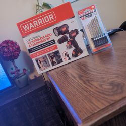 Warrior 12V LITHIUM ⅜" CORDLESS DRILL/DRIVER___// Includes With The Warrior Hex Shank drill Bits Titanium.13pc 