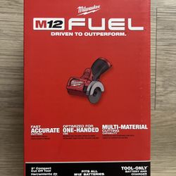 Milwaukee M12 FUEL 12V Lithium-Ion Brushless Cordless 3 in. Cut Off Saw (Tool-Only