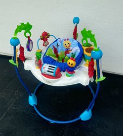 PRACTICALLY NEW BABY EINSTEIN JUMPER!!