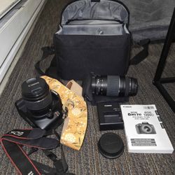 🎄 Canon Rebel T6 Camera Bundle — Ready for Christmas 🎄 Pickup only. Everett.