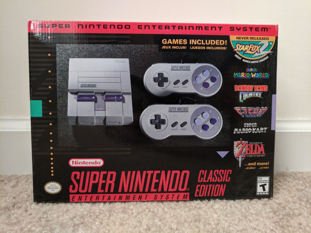 Official Super Nintendo Classic Mini (SNES) 300+ Games