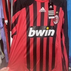 Retro AC Milan 07/08 Home Long Sleeved Jersey XL