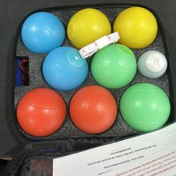 Playaboule Glow in The Dark LED Day Night Lighted Bocce Ball Set Choose 107mm or 85mm