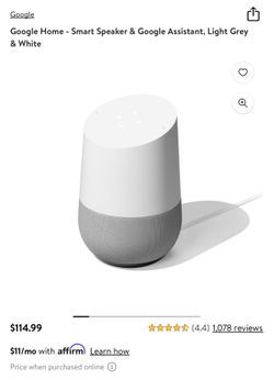 Google Home Smart Speaker Brand New