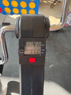 Mini Exercise Bike, Folding Foot Pedal Exerciser Under Desk Bicycle for Arm and Leg Exerciser