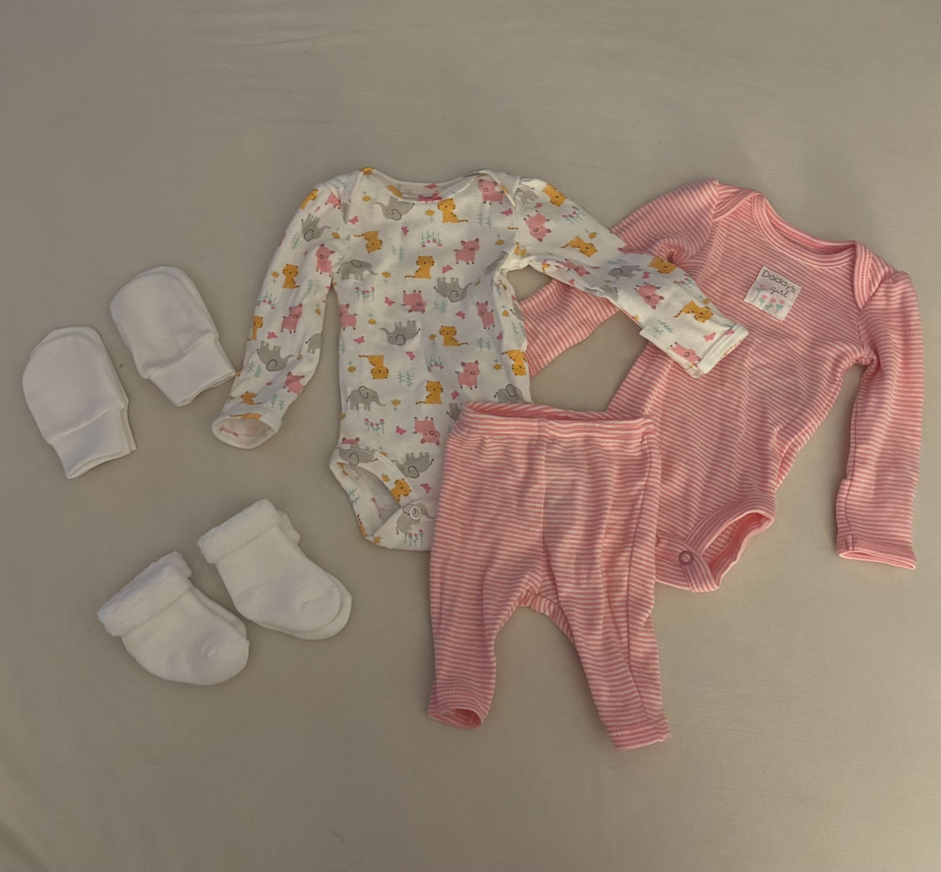 Preemie Size Set Of Baby Clothes
