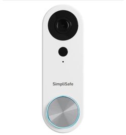 SimpliSafe - Video Doorbell Pro - Wired - White
