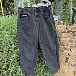 Men’s Empyre Baggy Black Denim Jeans