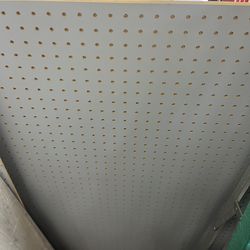 4’x6’ x3/16” Grey or Brown Pegboard