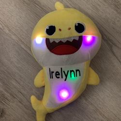 Personalized Singing LED Light Plush Toys Music Doll English Song Toy Gift