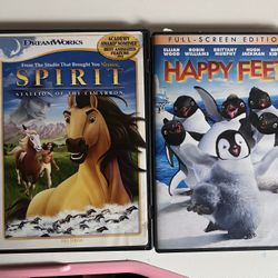 Spirit Stallion Of TheCimarron & Happy Feet DVD