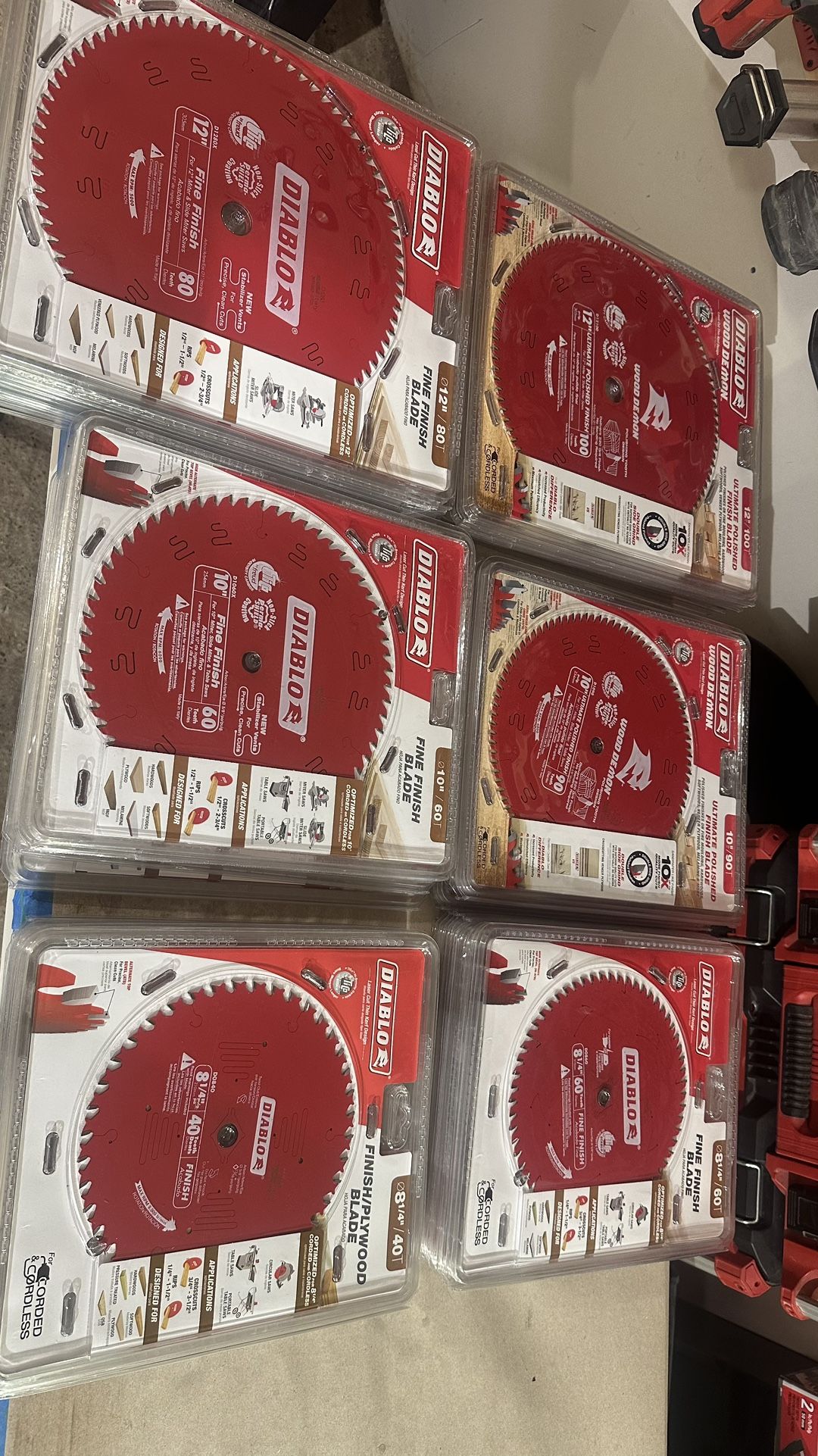 blades, Tools,battery 