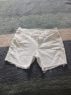 Womens White Jean Shorts