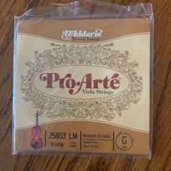 D Addario Pro Arte Viola g String 4/4 / Full Scale