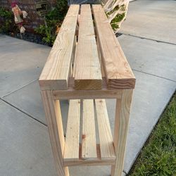 Wood Bench