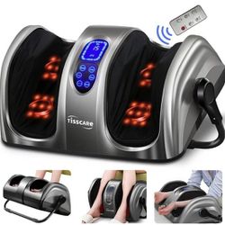 TISSCARE Shiatsu Foot Massager for Circulation and Pain Relief, Foot Massage Machine for Plantar Fasciitis Relief, Relaxation-Massage NEW IN BOX!