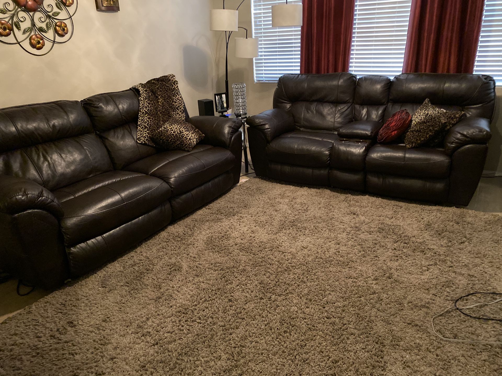 Couch set and rocking chair