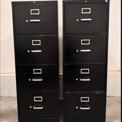 HON Heavy Duty 4 Drawer Steel Filing Cabinets