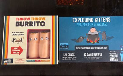 Like New Throw Throw Burrito and Exploding Kittens