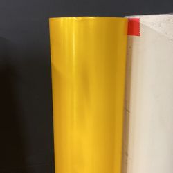 Satin Yellow Vinyl Car Wrap Material