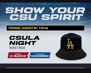 Dodgers CSULA bucket hat night 2024