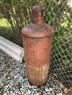 2 Vintage Welding Gas Cylinders – Oxygen & Acetylene Tank