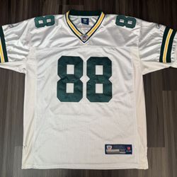 Reebok Jermichael Finley #88 Green Bay Packers NFL Sewn Away Jersey Men’s 50 XL