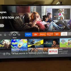 55 Inch Insignia Smart TV, Like New! 