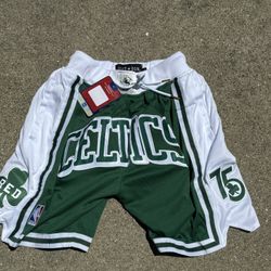 Boston Celtics Retro Basketball Shorts