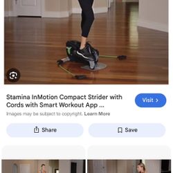 Stamina In Motion Strider Brand New 